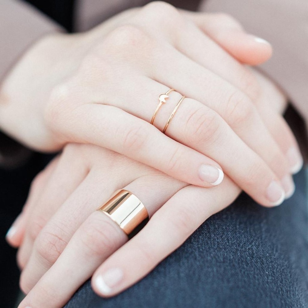 HoneyCat Rose Gold Wrap Ring - Picture 2 of 6